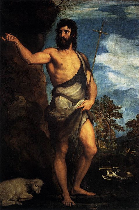 Titian - St John the Baptist in the Desert